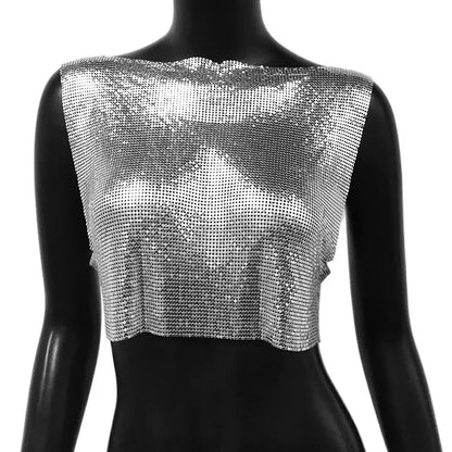 Safety Pin Chain Mail Tank - Videre