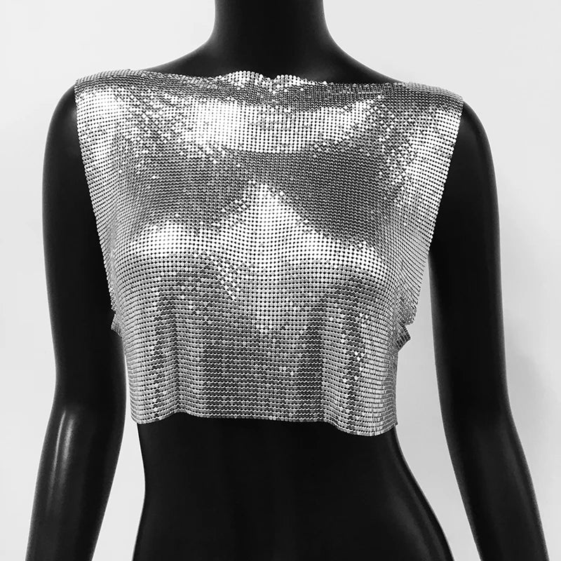 Safety Pin Chain Mail Tank - Videre