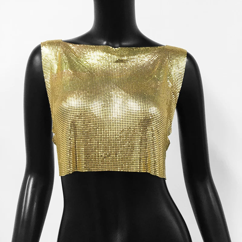 Safety Pin Chain Mail Tank - Videre