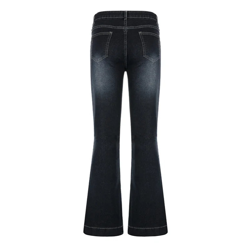 Mid Rise Flared Jeans - Videre