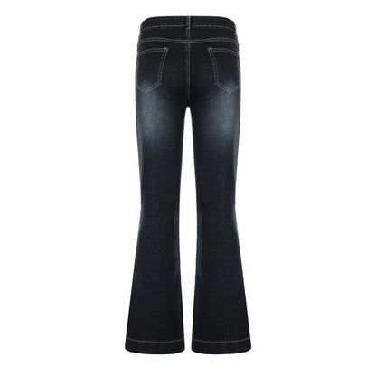 Mid Rise Flared Jeans - Videre