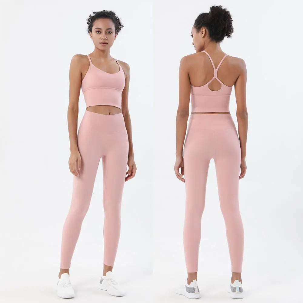 Matching Sports Bra and Leggings Set - Videre