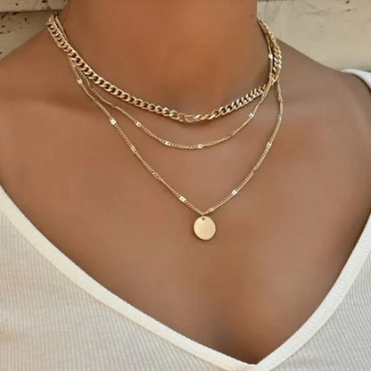 Gold Chain Necklace Stack - Videre