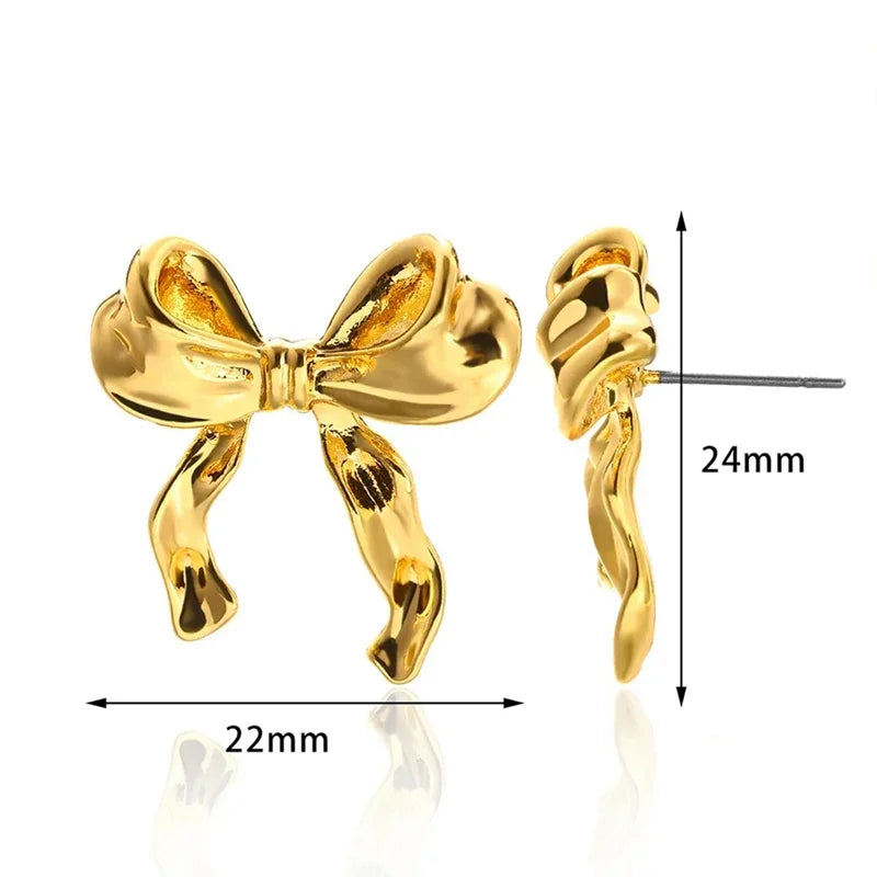 Bow Stud Earrings - Videre