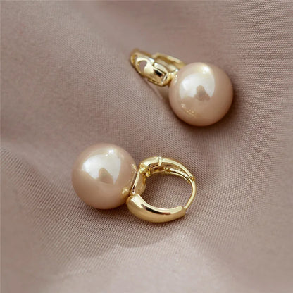 Pearl Mini Hoop Earrings - Videre