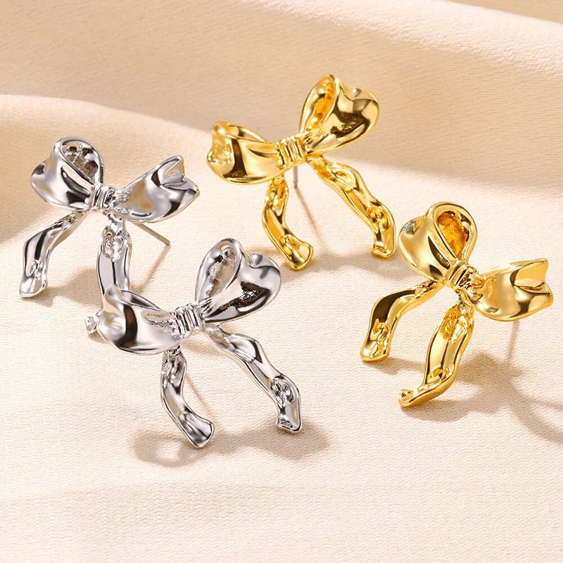 Bow Stud Earrings - Videre