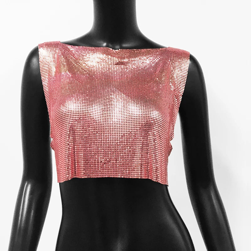 Safety Pin Chain Mail Tank - Videre