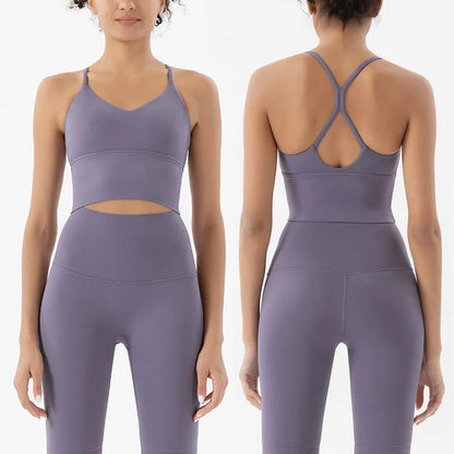 Matching Sports Bra and Leggings Set - Videre